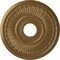 Ekena Millwork Melonie Ceiling Medallion (Fits Canopies up to 6 3/8"), 16"OD x 3 5/8"ID x 3/4"P, Pale Gold CM16MLPAS - alternate 1